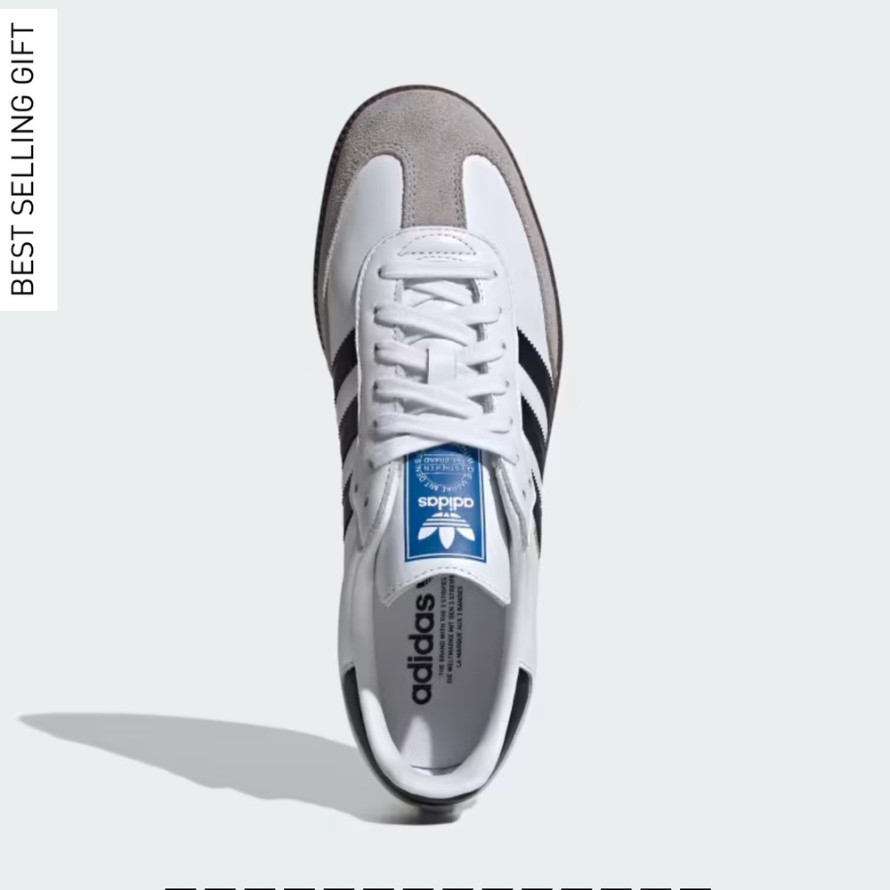 Adidas White Samba Sneakers - Picture 2 of 10